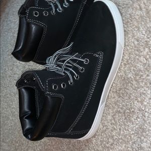 High top tennis shoes